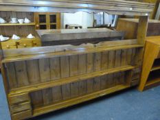 Pine Cabinet Display Rack