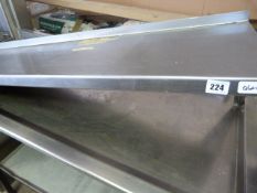Stainless Steel Shelf Unit with Brackets