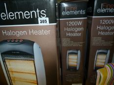 5 Fine Elements 1200 Watt Halogen Heaters