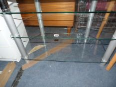 Glass TV & Video Unit