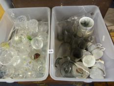 2 Boxes of Glassware