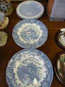 Collection of Blue & White Plates
