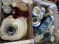 2 Boxes of China & Glassware