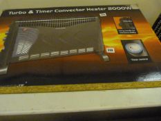 3 Turbo & Timer Convector Heaters - 1000 Watt