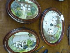 3 Ornamental Wall Plaques