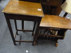 2 Mahogany Occasional Tables