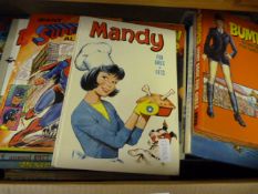 Box Containing Old Children's Annuals