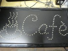 LED Cafe Sign