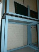 4 High Level Tables on Box Section Frames with Heat Resistant Tops