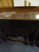 Oak Drop Leaf Table