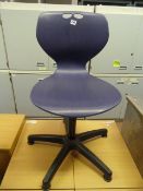 Blue Swivel Chair
