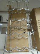 15 Bottle Chrome Wine Rack