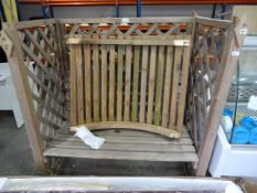 Softwood Arber with Seat