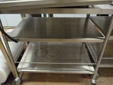 Stainless Steel 3 Tier Trolley