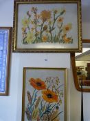 2 Framed Needlework Pictures