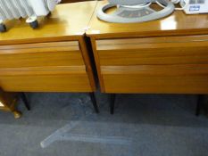 2 Teak 1960's Chest of Drawers