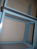 4 High Level Tables on Box Section Frames with Heat Resistant Tops