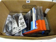 Box Containing iPod Bags - iPhone Clip on Speakers - Car Stereos etc