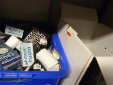 2 Boxes of Shower Radios & Playboy Accessories