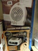 2 x 2000 Watt Electric Fan Heaters