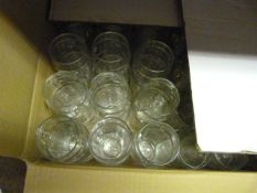 Box Containing Fosters Branded Glasses