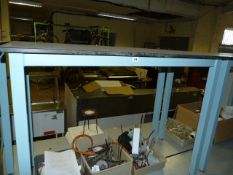 High Level Metal Framed Laboratory Bench with Heat & Chemical Resistant Top