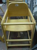 Beech High Seat Chair