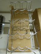 15 Bottle Chrome Wine Rack