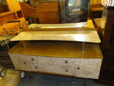 1960's Dressing Table with Mirror