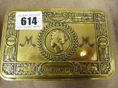 WWI Christmas Tin