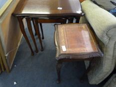 Mahogany Nest of 3 Tables