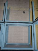 4 High Level Tables on Box Section Frames with Heat Resistant Tops