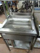 Electric Chip Scuttle with Heated Lamp Display