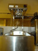 Stainless Steel Chip Scuttle with Heated Lamp Display Ref: B 3