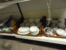 Quantity of Crockery - Table Ware & Stainless Steel Cups & Saucers etc