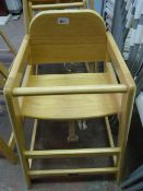 Beech High Seat Chair