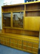 Nathan Glazed Display Cabinet over Sideboard