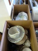 2 Boxes of Older Chinaware