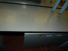 High Level Metal Framed Laboratory Bench with Heat & Chemical Resistant Top