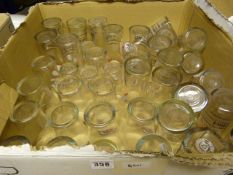 Box Containing John Smith's & 1664 Glasses