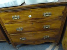 Oak Chest of 3 Drawers