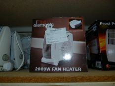 2 Fine Elements 2000 Watt Fan Heaters
