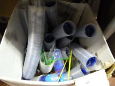 Box Containing Disposable Plastic Cups