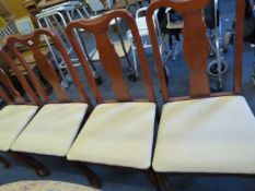 4 Mahogany Dining Room Chairs