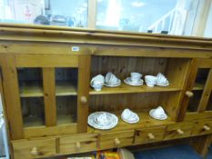Pine Display Shelving Unit