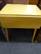 Light Beech Folding Kitchen Table