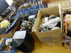 5 Boxes of Bric-a-Brac & Coffee Machine
