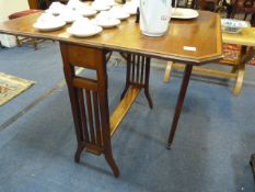 Mahogany Drop Leaf Tea Table