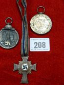 First World War Medal - German Military Campaign Medal & Mother's Medal