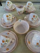 1930's Hand Painted Tea Service